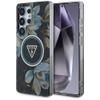 GUESS futerał do SAMSUNG S25 Ultra GUHMS25LHFLPEDK (Magnetic IML Metal Glitter Flowers Triangle) czarny