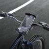 Uchwyt na telefon do roweru / motocykla Hoco do kierownicy H82 czarno szary