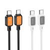 Kabel USB C do USB C Hoco 3A 60W 1 m X108 biały