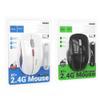 Myszka bezprzewodowa dual-mode (Bluetooth, 2.4G) 1600 dpi RGB Hoco GM40 czarna