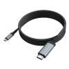 Kabel USB C do HDMI Hoco 4K 30Hz 2 m UA43 stalowy szary