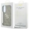 GUESS futerał do SAMSUNG S26 FE (Leather 4G Metal Logo) brązowy