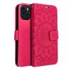 Etui z klapką na iPhone 15 Mezzo Book mandala magenta
