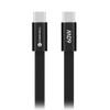 Kabel USB C do USB C Forcell F-Energy QC4.0 PD 3A 60W Cafule Flat 1,2 m CCFN23 czarny