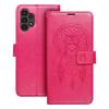 Etui z klapką na Samsung A13 4G Mezzo Book łapacz snów magenta
