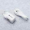 Ładowarka sieciowa do telefonu Forcell F-Energy GaN III Crystal Color USB C + USB A QC4.0 PD 33W + kabel USB C do USB C VT-41 biała 0INT