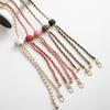 Łańcuch / Smycz z uchwytem GLAMOUR wszystkie modele max 80mm szer. BIAŁY