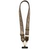 GUESS uniwesalny pasek GUUCNP4DGMW (4G PU Strap Tether Patch Strass Metal Logo) brązowy