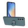 Futerał do Samsung A34 5G Silicone Ring zielony
