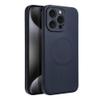 Futerał do iPhone 15 PRO MAX Silicone Mag Cover zgodny z MagSafe tytanowy niebieski