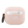 KARL LAGERFELD futerał do APPLE Airpods Pro KLAPRUNIKP (3D Sil NFT Karl) różowy