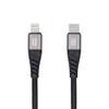Kabel USB C do Lightning Blue Star 2,4A z oplotem 1,2 m TFK-DC-003 czarny