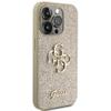 GUESS futerał do IPHONE 15 Pro Max GUHCP15XHG4SGD (Fixed Glitter Big 4G) złoty