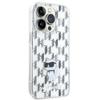 KARL LAGERFELD futerał do IPHONE 15 Pro Max KLHCP15XHNCMKLT (Monogram) transparentny