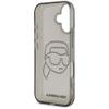 KARL LAGERFELD futerał do IPHONE 16 KLHCP16SHKHDCELK (IML Rhinestones S K Head) czarny