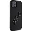 KARL LAGERFELD futerał do IPHONE 15 KLHCP15SSKSBMCK (Silicone Karl Script Logo) czarny