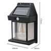 Lampa solarna LED do ogrodu elewacyjna RC-K-1536 czarna