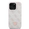 GUESS futerał do IPHONE 16 Pro Max GUHCP16XP4TDPP (PU Leather 4G Triangle Strass) różowy