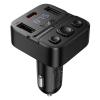 Transmiter samochodowy bluetooth Hoco USB A + USB C QC PD 35W E87 czarny