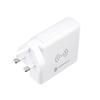 Wielofunkcyjna ładowarka Forcell F-Energy 4w1 2 x USB A + USB C 15W + power bank 8000mAh + ładowanie bezprzewodowe biała