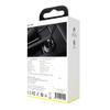 BASEUS ładowarka samochodowa 2 x USB A z wyświetlaczem 4,8A 24W CCBX-0G szara