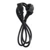 Kabel zasilający do komputera PC / drukarka / monitor 230V 16A 1,2 m czarny