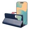 Etui z klapką na Motorola G37 POWER Split Book granatowo-czerwone
