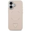 GUESS futerał do IPHONE 17 kompatybilny z MagSafe GUHMP17SPSDTSCMP (PU W/ Triangle Logo) różowy