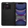 Etui z klapką na iPhone 13 Luna Book Carbon czarne