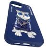 NIMMY futerał GLASSES COOL CAT do IPHONE 15 niebieski