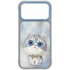 NIMMY futerał BIG EYED SILVER SHADED CAT do IPHONE 18 Pro/17 Pro szary