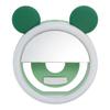 Lampa LED Ring do selfie na telefon RK12 zielony