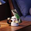 Ładowarka indukcyjna Duzzona W23 5w1 z głośnikiem Bluetooth i podświetleniem zgodna z MagSafe 15W czarna
