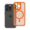 Etui na iPhone 15 PRO Full Matte Mag Cover zgodne z MagSafe pomarańczowe