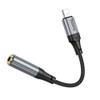 Adapter AUX Lightning do Jack 3,5 mm Hoco 0,12 m LS36A szary
