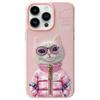 NIMMY futerał COOL&CUTE 2.0 Cat do IPHONE 15 Pro Max różowy