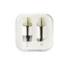 Kabel AUX Jack 3,5 mm (męski) do Jack 3,5 mm (męski) BOX 1m czarny