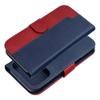 Etui z klapką na iPhone 17 Split Book granatowo-czerwone