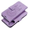 Etui z klapką na iPhone 16 Mezzo Book łapacz snów fioletowe