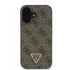 GUESS futerał do IPHONE 16 GUHCP16SP4TDPW (PU Leather 4G Triangle Strass) brązowy