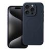 Futerał do iPhone 15 PRO Silicone Mag Cover zgodny z MagSafe tytanowy niebieski