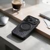 Etui na iPhone 12 / 12 Pro Quartz Circle Stand Mag Cover czarne