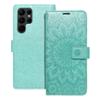 Etui z klapką na Samsung S22 ULTRA Mezzo Book mandala zielone
