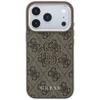 GUESS futerał do IPHONE 18 Pro/17 Pro (Big Resin Logo 4G) brązowy