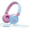 Słuchawki przewodowe nagłowne JBL JR310 różowo niebieskie