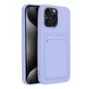 Futerał do iPhone 15 PRO MAX Card Case fioletowy