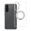 Etui na Samsung A56 Frame Circle Stand zgodne z MagSafe transparentne