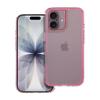 Futerał do iPhone 17 Matrix Clear pudrowy róż