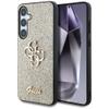 GUESS futerał do SAMSUNG S25 GUHCS25SHG4SGD (Fixed Glitter Big 4G) złoty