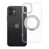 Etui na iPhone 12 Frame Circle Stand zgodne z MagSafe transparentne